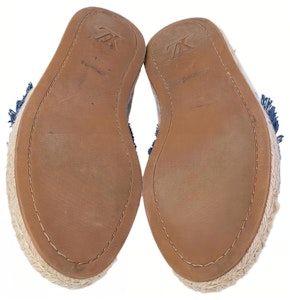 (W) Selip Louis Vuitton Round Toe 'Blue Fisherwoman' 1A3OCX Purchase (W) Selip Louis Vuitton Round Toe 'Blue Fisherwoman' 1A3OCX