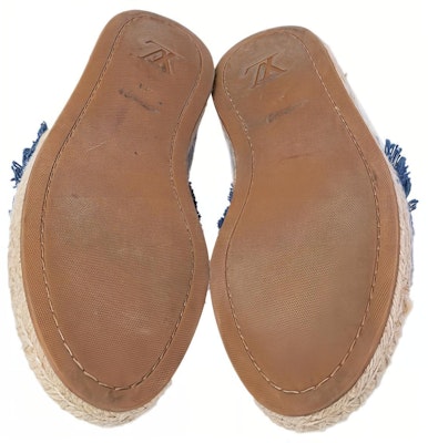 (Women) Louis Vuitton Round Toe Slip-On 'Blue Fisherwoman' 1A3OCX Purchase (Women) Louis Vuitton Round Toe Slip-On 'Blue Fisherwoman' 1A3OCX