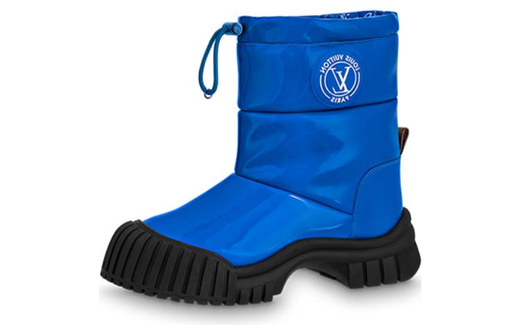 (Women) Louis Vuitton Ruby 'Comfort Fashion Short Boot Blue' 1AALZA