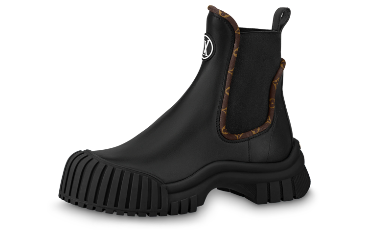 (Women) Louis Vuitton Ruby Flat Ankle Boots 'Black' 1AB0FO