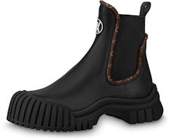 (Women) Louis Vuitton Ruby Flat Ankle Boots 'Black' 1AB0FO (Women) Louis Vuitton Ruby Flat Ankle Boots 'Black' 1AB0FO