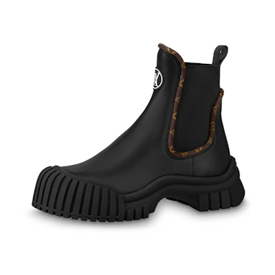 (W) LV Ruby Flat Ankle Boots 'Black'