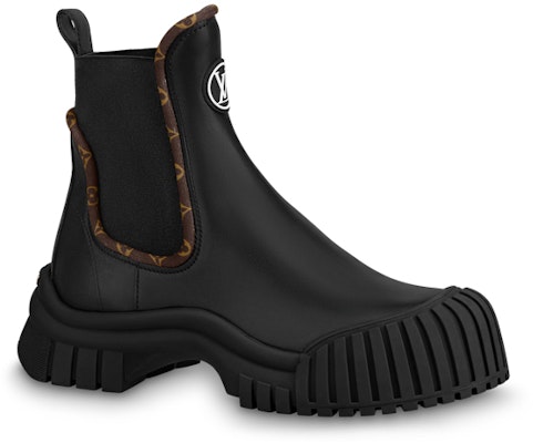 (Women) Louis Vuitton Ruby Flat Ankle Boots 'Black' 1AB0FO Order (Women) Louis Vuitton Ruby Flat Ankle Boots 'Black' 1AB0FO