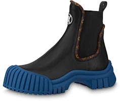 (Women) Louis Vuitton Ruby Flat Ranger Boots 'Black' 1AB0F9 (Women) Louis Vuitton Ruby Flat Ranger Boots 'Black' 1AB0F9