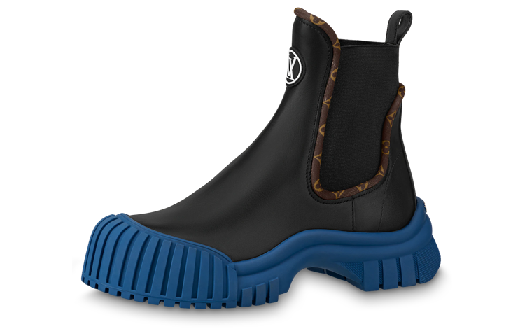(Women) Louis Vuitton Ruby Flat Ranger Boots 'Black' 1AB0F9