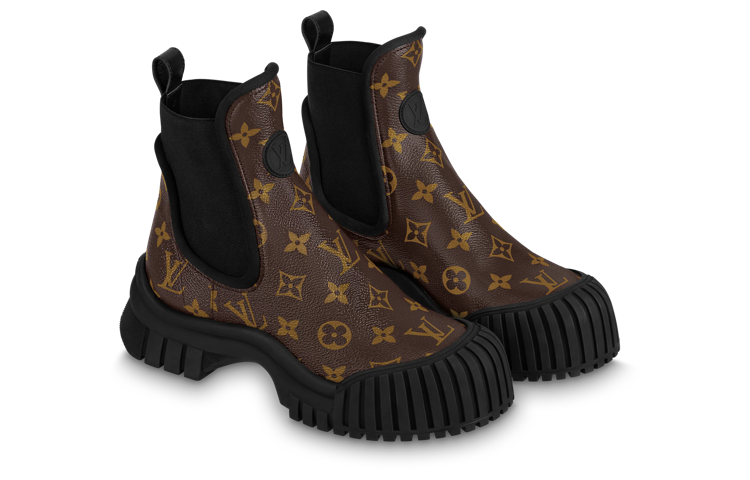 Lookbook (W) 루이비통 루비 플랫 몽ogram 부츠 (브라운) 1AAZ9V
