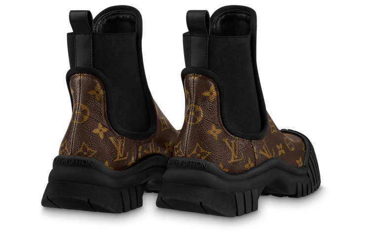 Shop (W) 루이비통 루비 플랫 몽ogram 부츠 (브라운) 1AAZ9V