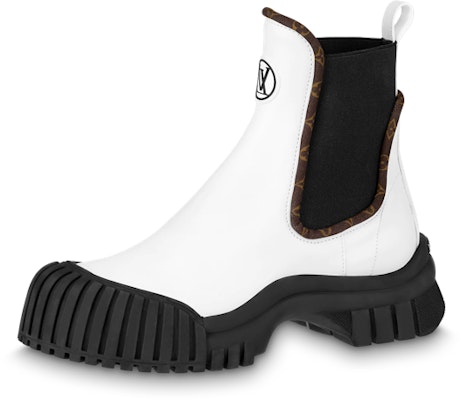 (Women) Louis Vuitton Ruby Flat Ranger Boots 'White' 1AB0G3 Buy (Women) Louis Vuitton Ruby Flat Ranger Boots 'White' 1AB0G3