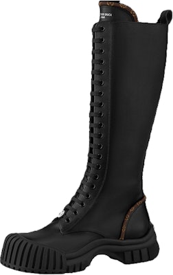 (Women) Louis Vuitton Ruby Flat Ranger Knee Boots 'Black' 1AB47R Buy (Women) Louis Vuitton Ruby Flat Ranger Knee Boots 'Black' 1AB47R