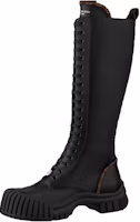 (Women) Louis Vuitton Ruby Flat Ranger Knee Boots 'Black' 1AB47R (Women) Louis Vuitton Ruby Flat Ranger Knee Boots 'Black' 1AB47R