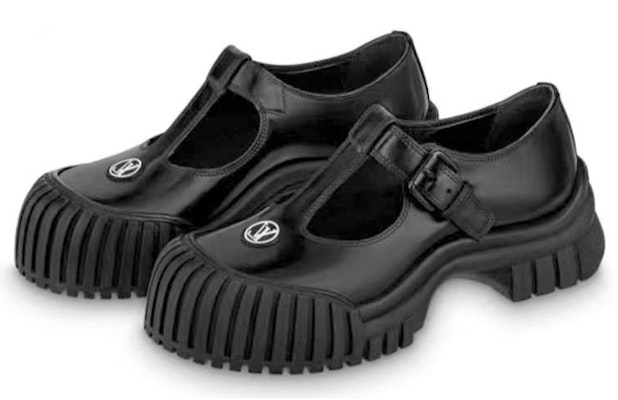 (Women) Louis Vuitton Ruby Mary Jane Shoes 'Black' 1ABUDF Lookbook (Women) Louis Vuitton Ruby Mary Jane Shoes 'Black' 1ABUDF
