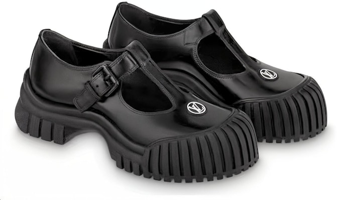 (Women) Louis Vuitton Ruby Mary Jane Shoes 'Black' 1ABUDF Shop (Women) Louis Vuitton Ruby Mary Jane Shoes 'Black' 1ABUDF