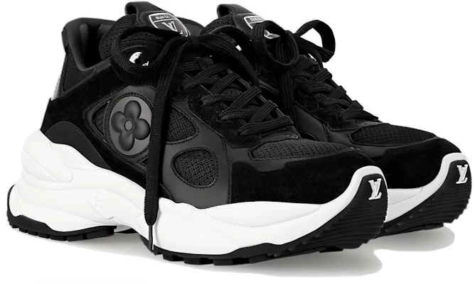 (W) Louis Vuitton Run 55 ''Schwarzes Leder Low-Top Komfort'' 1ACGOK Lookbook (W) Louis Vuitton Run 55 ''Schwarzes Leder Low-Top Komfort'' 1ACGOK