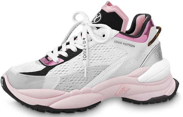 (W) Louis Vuitton Run 55 'Putih Abu Pink' Sneakers 1AA16F Buy (W) Louis Vuitton Run 55 'Putih Abu Pink' Sneakers 1AA16F