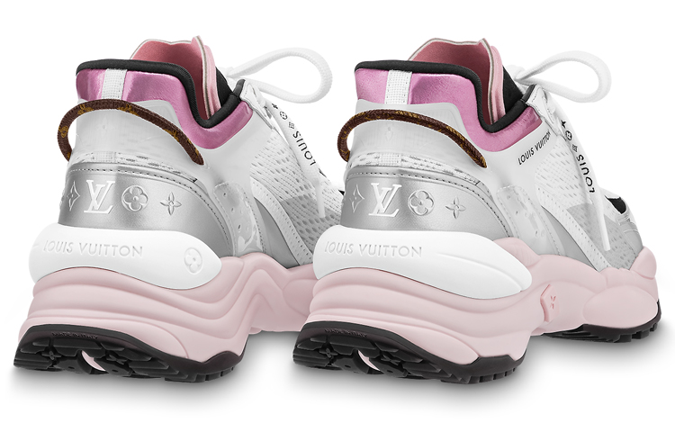 (W) LV Run 55 'White Grey Pink' 圖 5