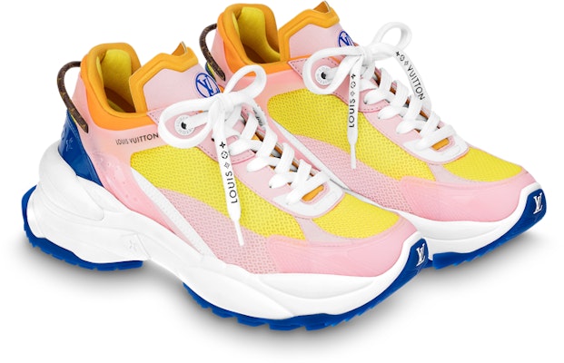 (W) Sepatu Louis Vuitton Run 55 'Kuning Pink' 1AAP55 Lookbook (W) Sepatu Louis Vuitton Run 55 'Kuning Pink' 1AAP55