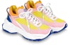 Lookbook (W) Sepatu Louis Vuitton Run 55 'Kuning Pink' 1AAP55