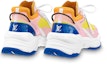 Shop (W) Sepatu Louis Vuitton Run 55 'Kuning Pink' 1AAP55