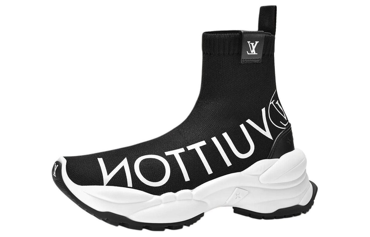 Buy (Women) Louis Vuitton Run 55 High 'Black' 1A9H6N Novelship