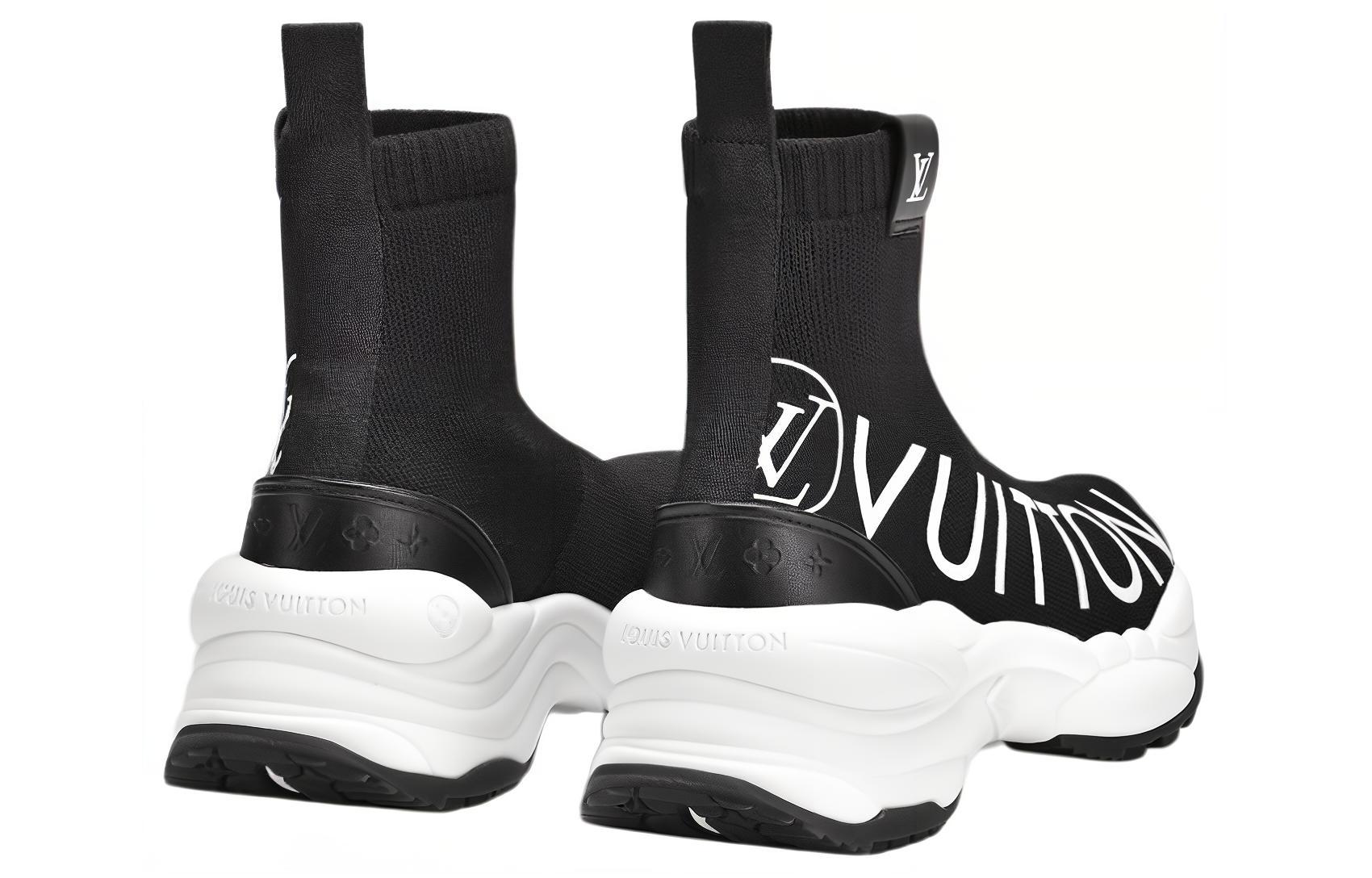 Lookbook (W) Louis Vuitton Run 55 Tinggi 'Hitam' 1A9H6N