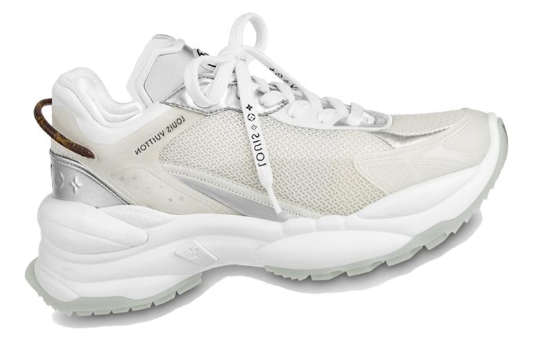 Order (W) Louis Vuitton Run 55 Sneakers 'Beige' Pria/Wanita Beige Sneakers 1AAVGF