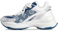 Buy (W) Louis Vuitton Run 55 Sneakers 'Denim Monogram dengan Kelabu Putih' 1AC27W