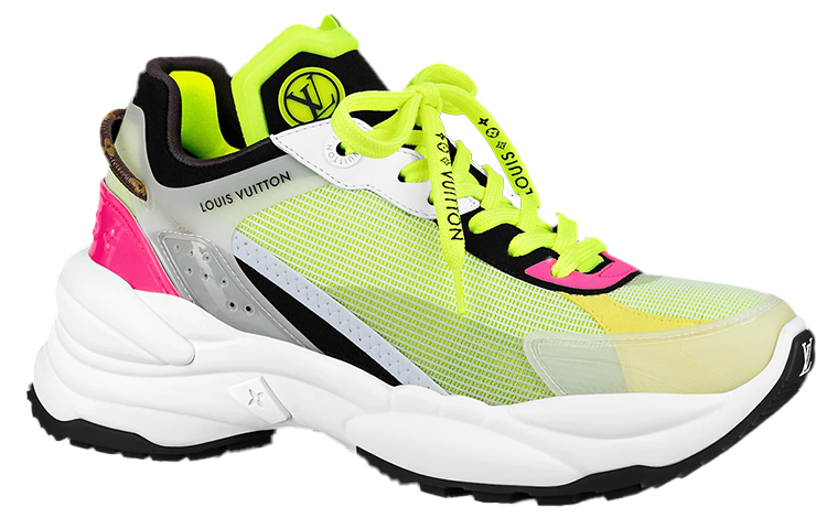 Order (W) Louis Vuitton Run 55 Sneakers ''Groen'' 1A9H4T