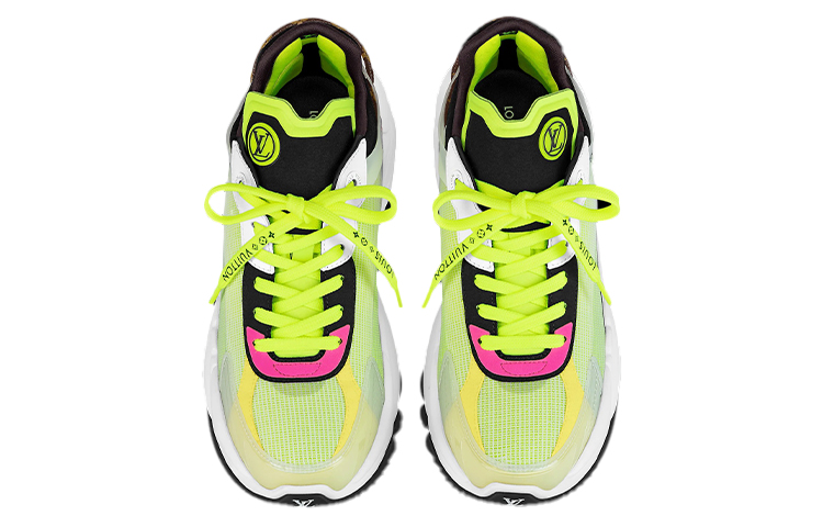 Shop (W) Louis Vuitton Run 55 Sneakers ''Groen'' 1A9H4T