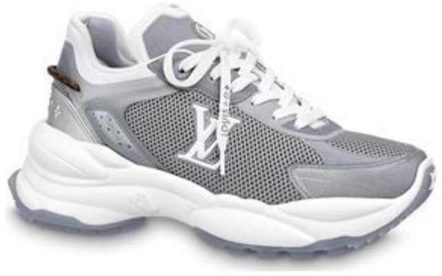 (W) Louis Vuitton Run 55 Sepatu Sneakers 'Abu-abu Perak' 1ABVJ4 Order (W) Louis Vuitton Run 55 Sepatu Sneakers 'Abu-abu Perak' 1ABVJ4