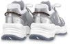 Shop (W) Louis Vuitton Run 55 Sepatu Sneakers 'Abu-abu Perak' 1ABVJ4