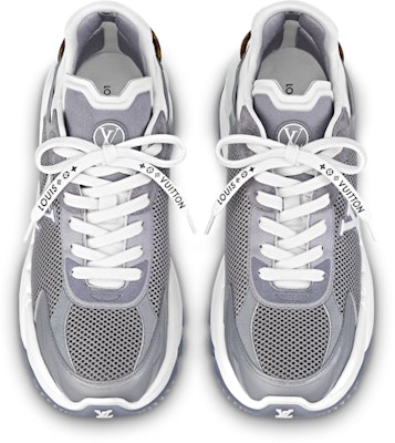 (W) Louis Vuitton Run 55 Sepatu Sneakers 'Abu-abu Perak' 1ABVJ4 Purchase (W) Louis Vuitton Run 55 Sepatu Sneakers 'Abu-abu Perak' 1ABVJ4