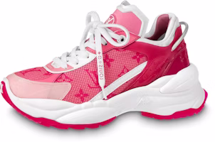 (Women) Louis Vuitton Run 55 Sneakers 'Hot Pink Monogram' 1AB3C8 (Women) Louis Vuitton Run 55 Sneakers 'Hot Pink Monogram' 1AB3C8