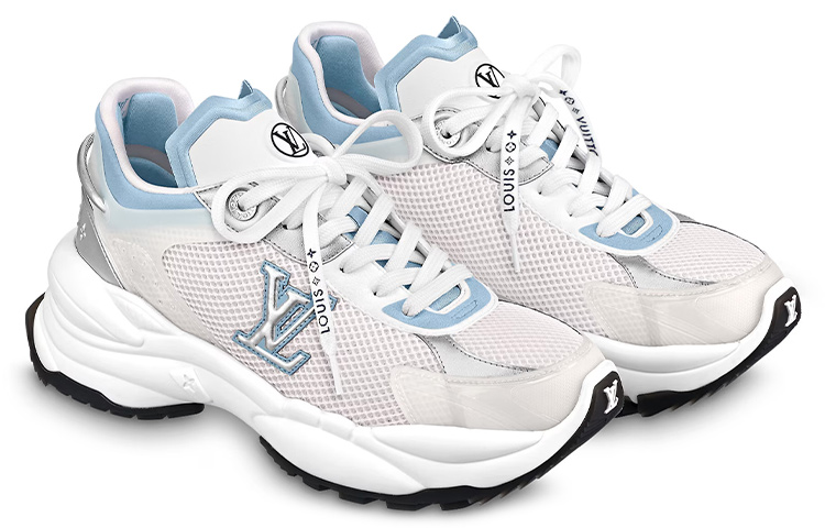 (W) LV Run 55 Sneakers 'White Blue' 圖 2