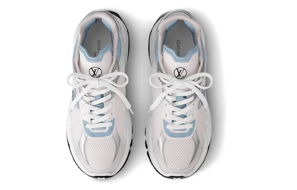 (W) LV Run 55 Sneakers 'White Blue' 圖 5