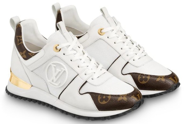 (W) Sepatu Olahraga Louis Vuitton LV Run Away Calfskin Putih 1A4XNH Lookbook (W) Sepatu Olahraga Louis Vuitton LV Run Away Calfskin Putih 1A4XNH