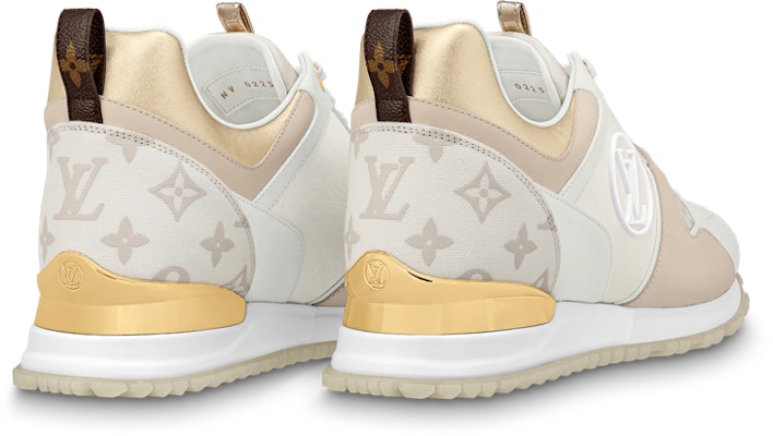 (W) Louis Vuitton Run Away Sneakers 'Beige Gold' Wanita 1ABIVA Lookbook (W) Louis Vuitton Run Away Sneakers 'Beige Gold' Wanita 1ABIVA