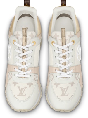 (W) Louis Vuitton Run Away Sneakers 'Beige Gold' Wanita 1ABIVA Shop (W) Louis Vuitton Run Away Sneakers 'Beige Gold' Wanita 1ABIVA