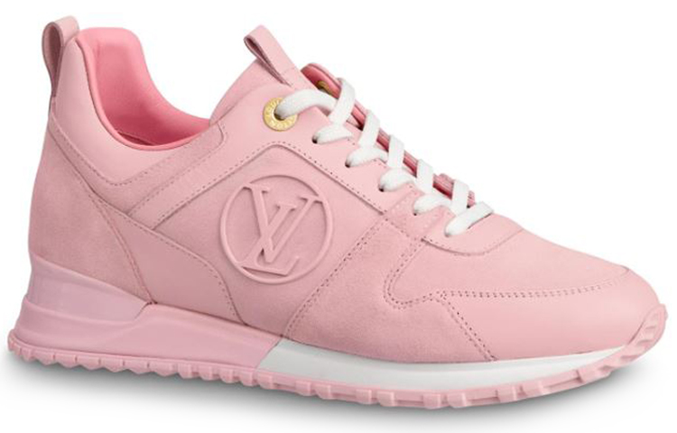 Order (W) Louis Vuitton Run Away Kalfsleer Sneakers Roze 1A5C2H