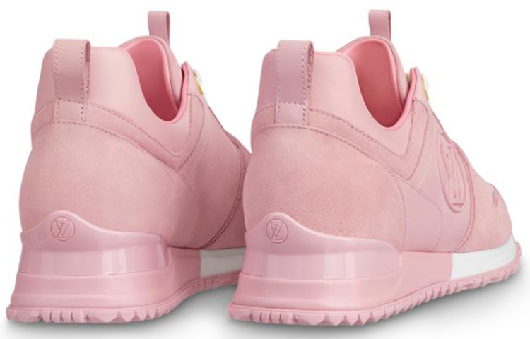 Shop (W) Louis Vuitton Run Away Kalfsleer Sneakers Roze 1A5C2H