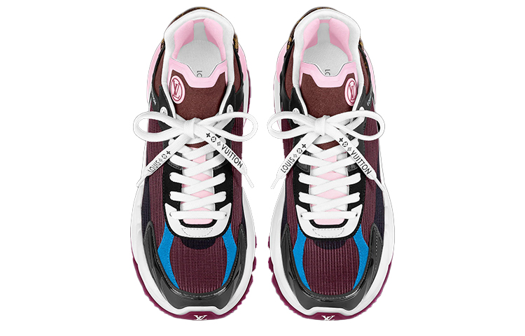 (W) LV LV Run 55 Sneakers 'Burgundy' 圖 4