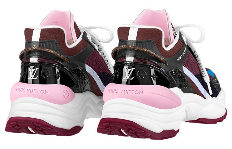 (W) LV LV Run 55 Sneakers 'Burgundy' 圖 5