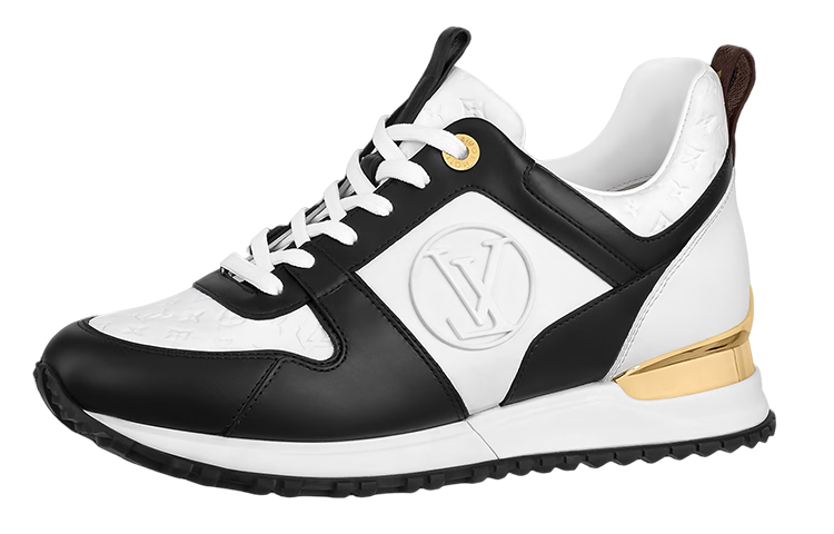 (Women) Louis Vuitton Run Away Sneakers 'Black Gold' 1ABP7I