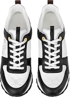 LOUIS VUITTON Run Away 皮革 圓頭繫帶 防滑 低筒 休閒生活鞋 女款 黑色 Lookbook LOUIS VUITTON Run Away 皮革 圓頭繫帶 防滑 低筒 休閒生活鞋 女款 黑色