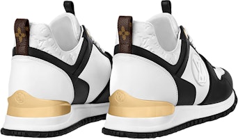 LOUIS VUITTON Run Away 皮革 圓頭繫帶 防滑 低筒 休閒生活鞋 女款 黑色 Shop LOUIS VUITTON Run Away 皮革 圓頭繫帶 防滑 低筒 休閒生活鞋 女款 黑色