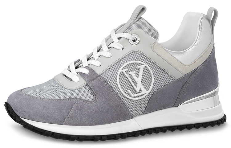 (Women) Louis Vuitton Run Away Sneakers 'Grey Mesh with Logo' 1ABW54