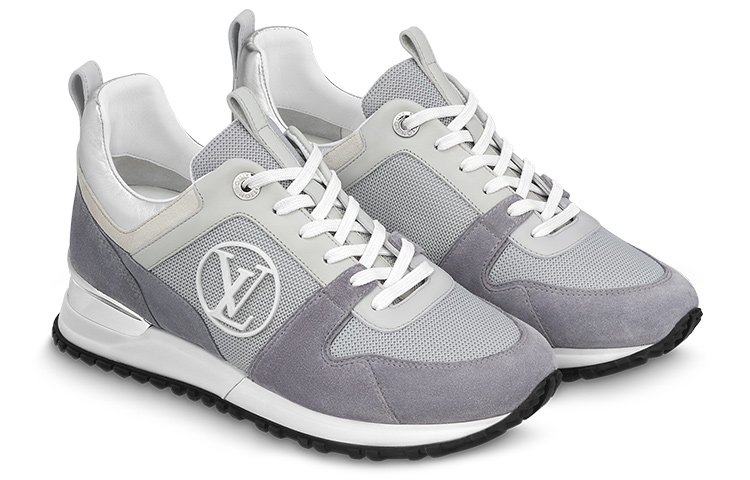 Lookbook (W) Louis Vuitton Baskets Run Away ''Gris Mésh avec Logo'' 1ABW54