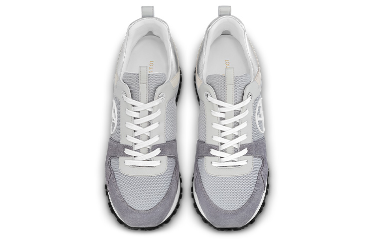 Shop (W) Louis Vuitton Baskets Run Away ''Gris Mésh avec Logo'' 1ABW54