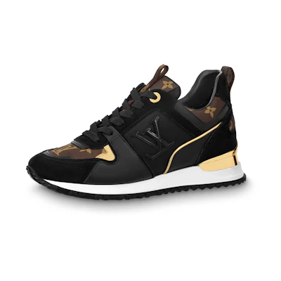 (W) LV Run Away Trainers 'Black with Brown Monogram'