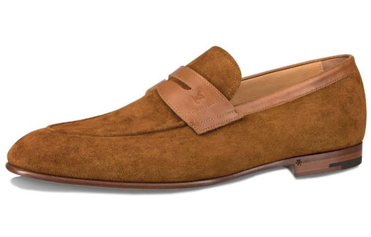 (Women) Louis Vuitton Saint-Georges Loafer 'Amber Suede' 1A4RGZ