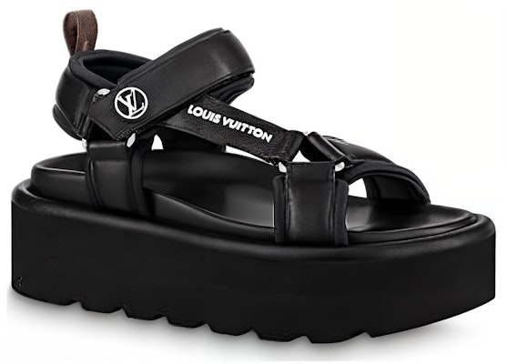 (W) 루이비통 블랙 캐주얼 샌들 (Louis Vuitton Black Casual Sandal) 1AABR5 Order (W) 루이비통 블랙 캐주얼 샌들 (Louis Vuitton Black Casual Sandal) 1AABR5